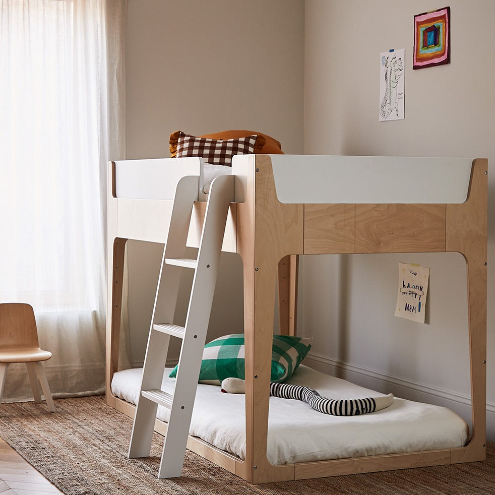 Oeuf NYC Perch Nest Bed - White & Birch