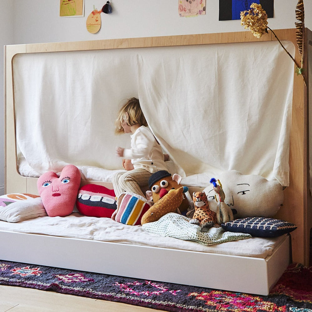 Oeuf NYC Perch Nest Bed - White & Birch