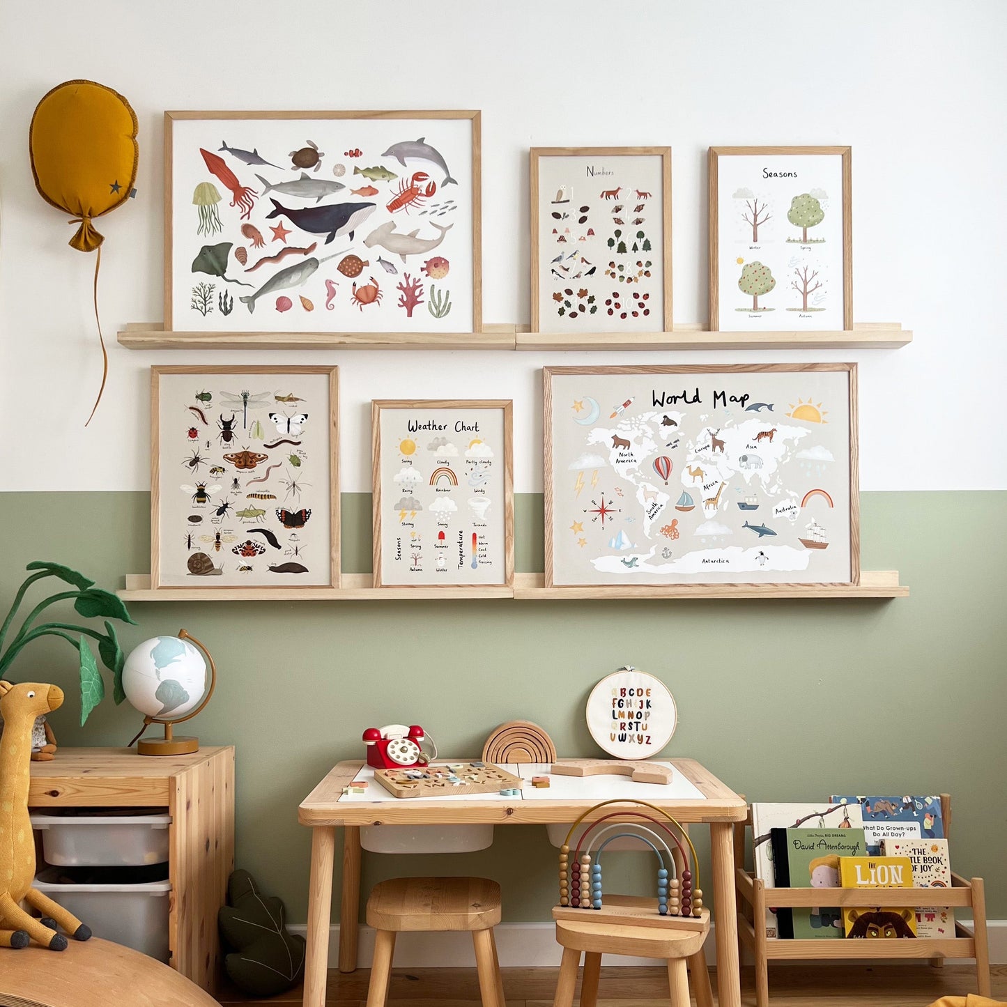 Kid of the Village Weather Chart Art Print - Stone