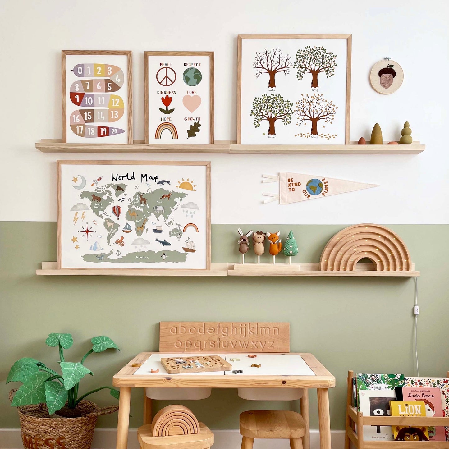 Kid of the Village Seasons Art Print