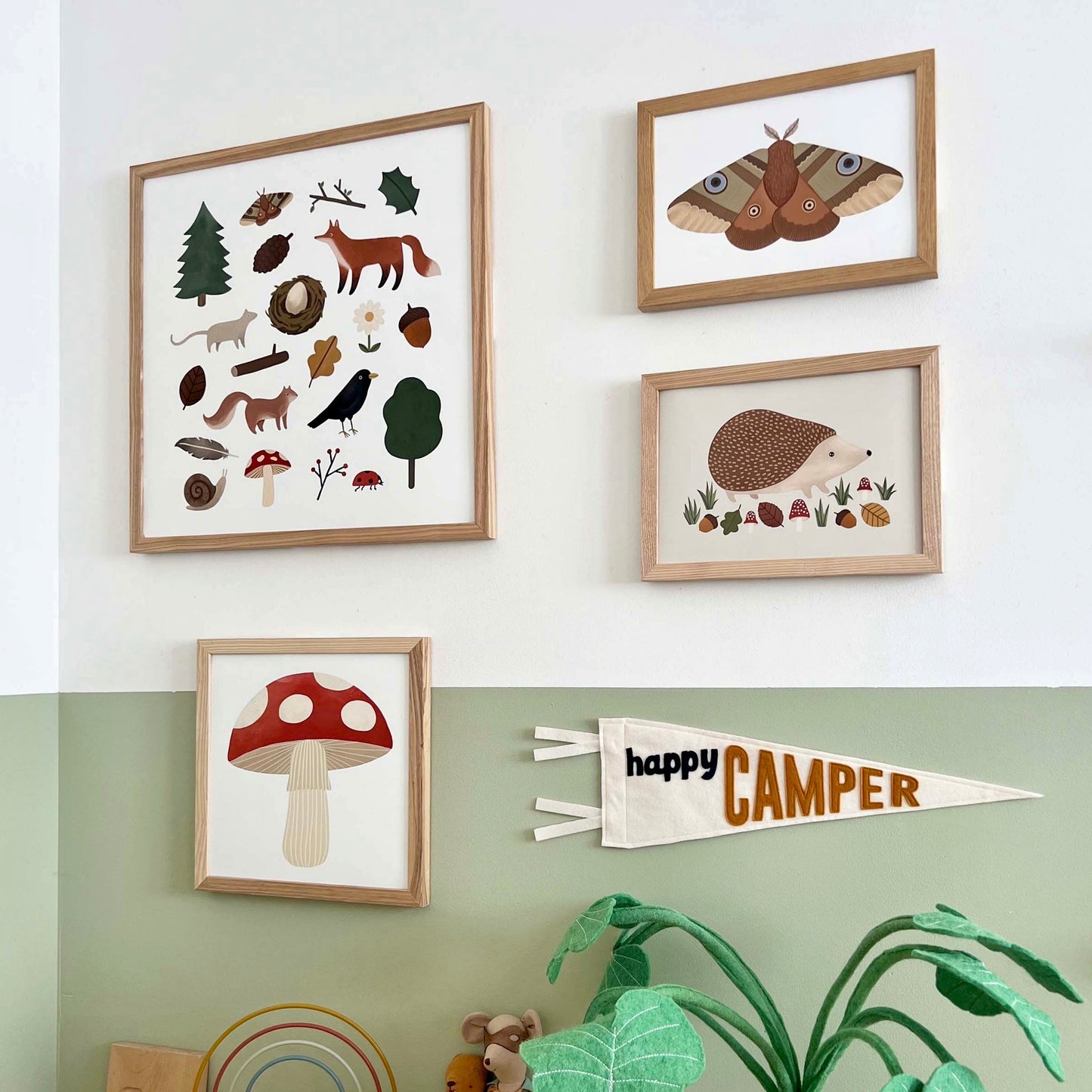 Kid of the Village Hedgehog Art Print - Stone