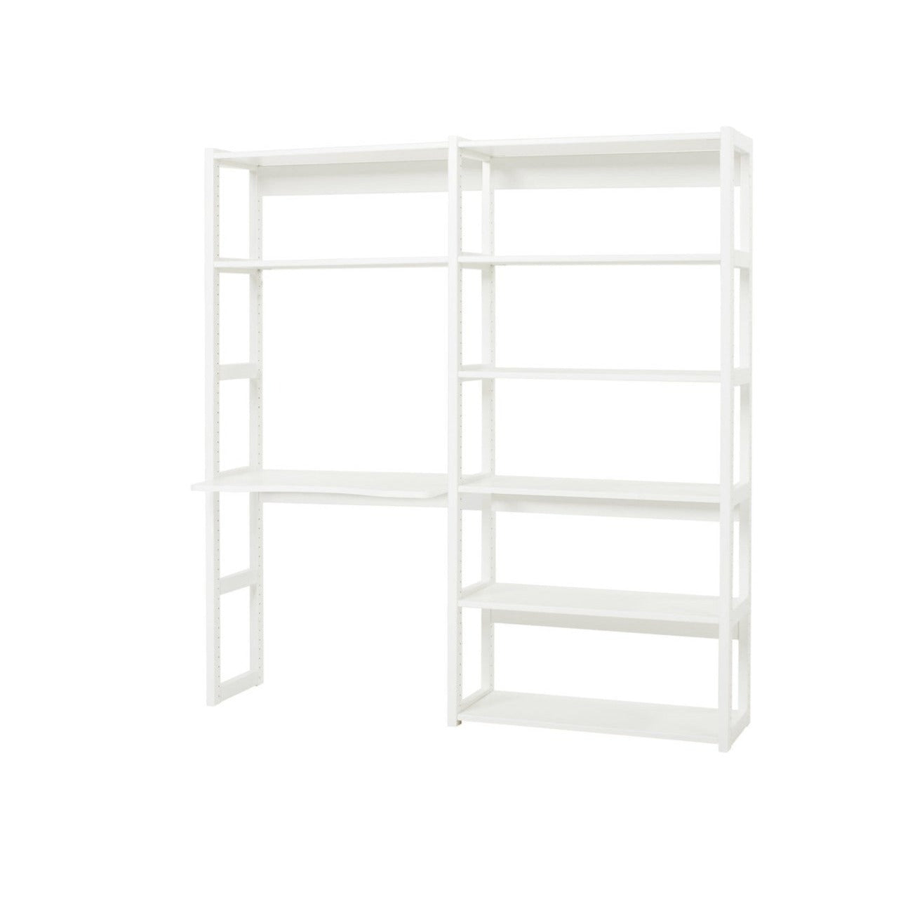 Hoppekids 'Storey' Shelving Unit - 8 Shelves & Desk (2 Shelf Sizes Available)