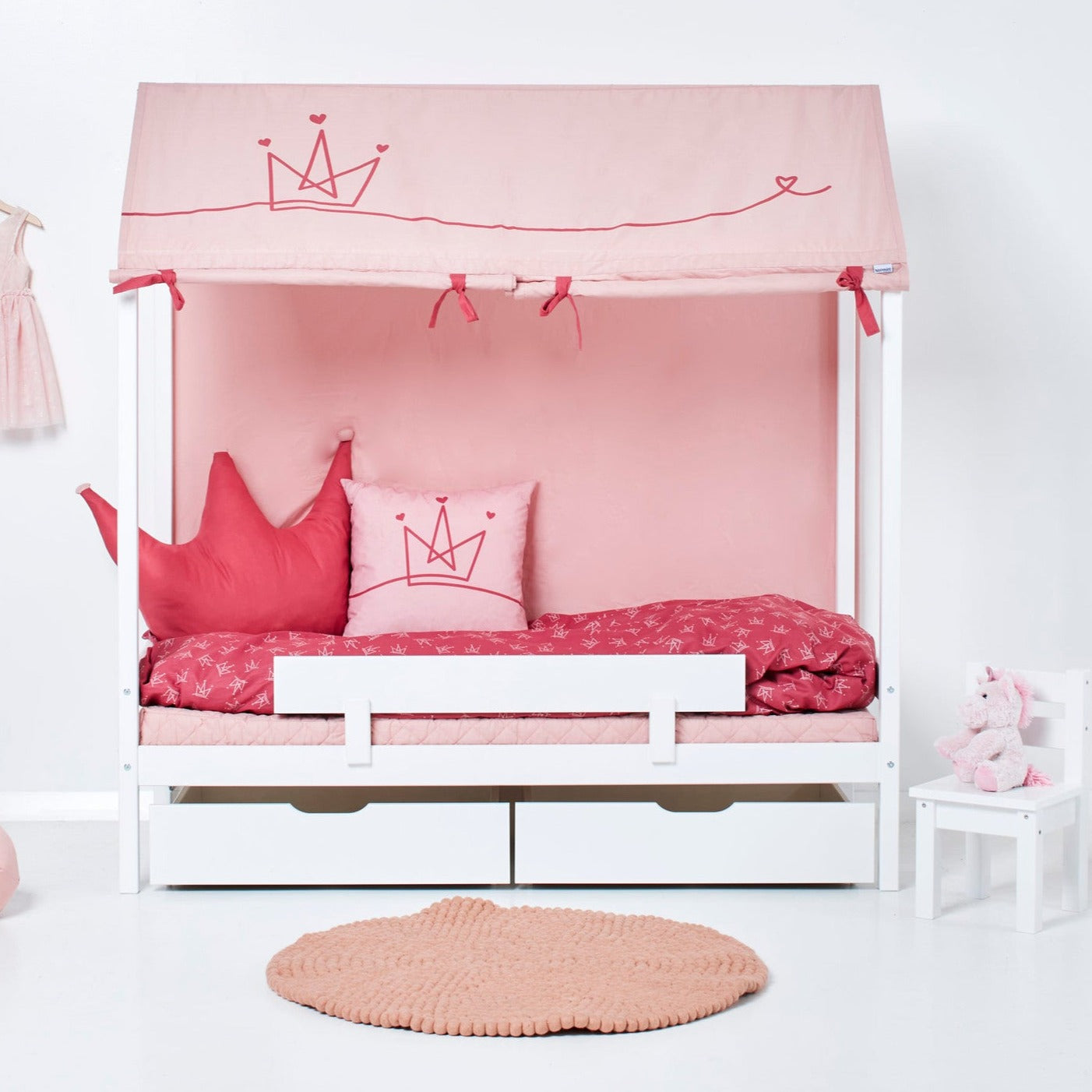 Hoppekids Eco Comfort House Bed - 70 x 160 cm