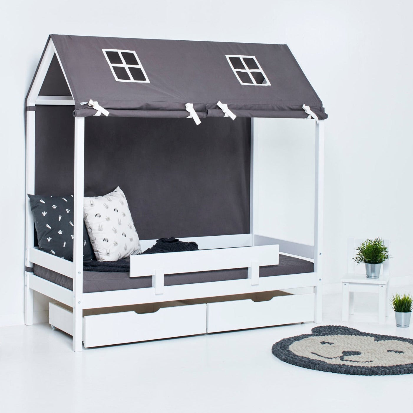 Hoppekids Eco Comfort House Bed - 70 x 160 cm