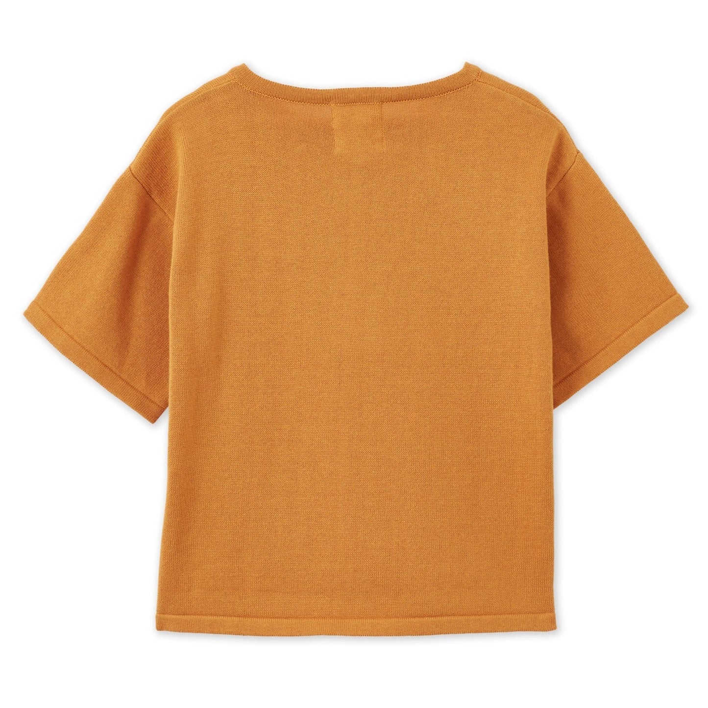 Organic Cotton Knit Kimono Shirt in Ochre by Vild House of Little