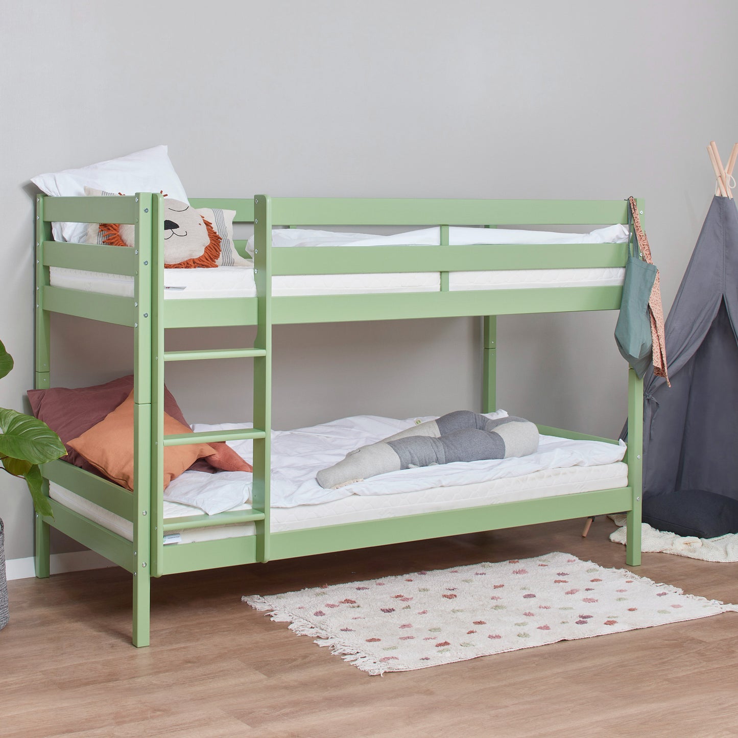 Hoppekids Eco Comfort Bunk Bed (2 Sizes & 4 Colours Available)