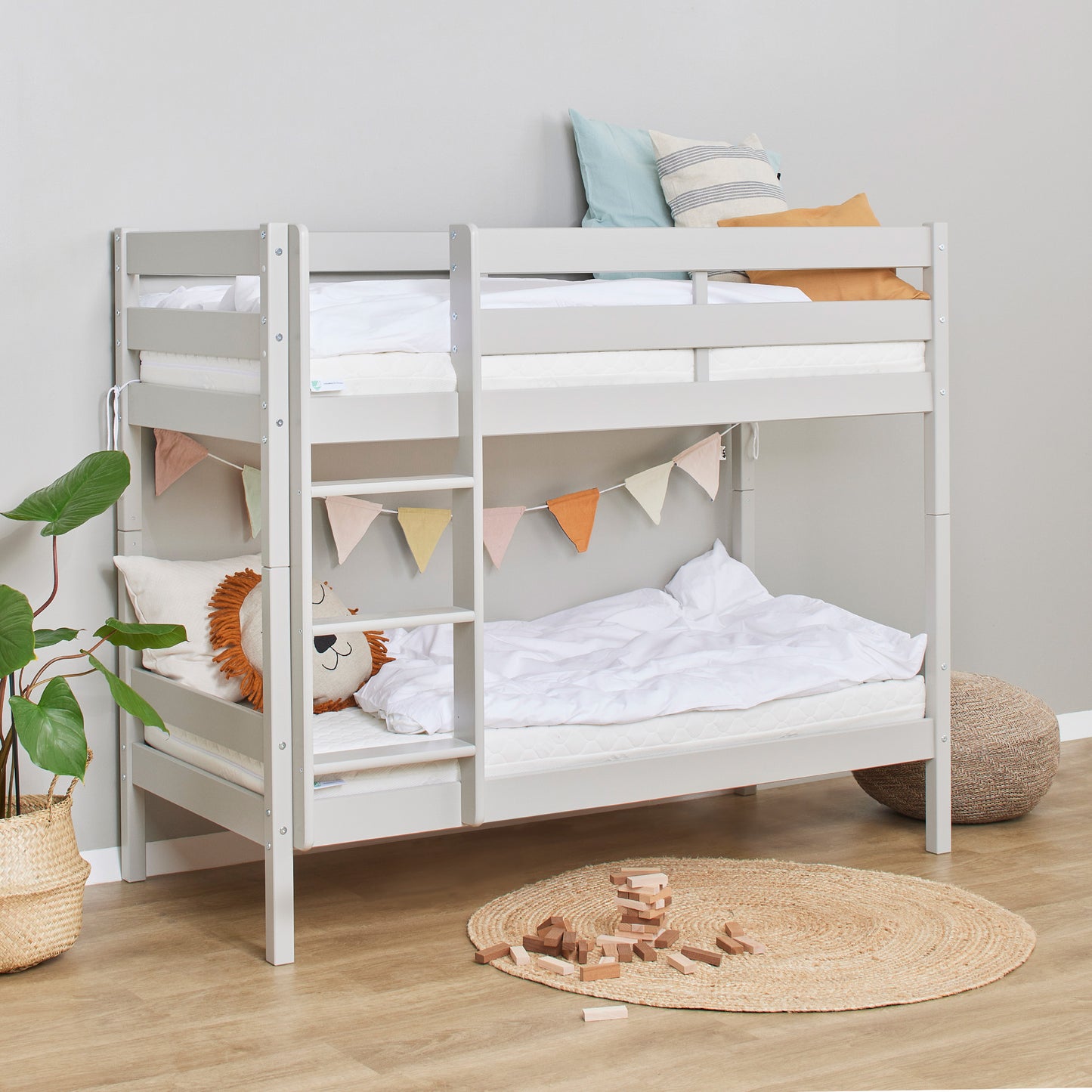 Hoppekids Eco Comfort Bunk Bed (2 Sizes & 4 Colours Available)