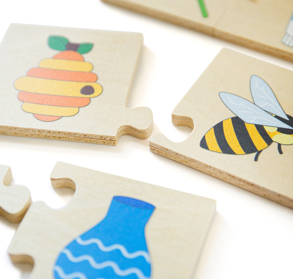 Bigjigs Wooden Things-That-Go-Together Puzzle