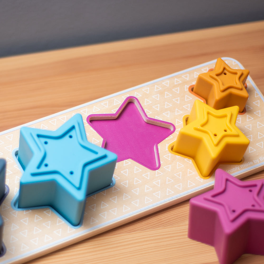 Bigjigs Wooden Shooting Star Shape Sorter