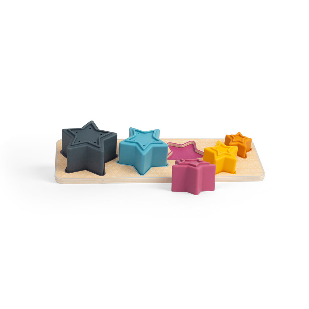 Bigjigs Wooden Shooting Star Shape Sorter