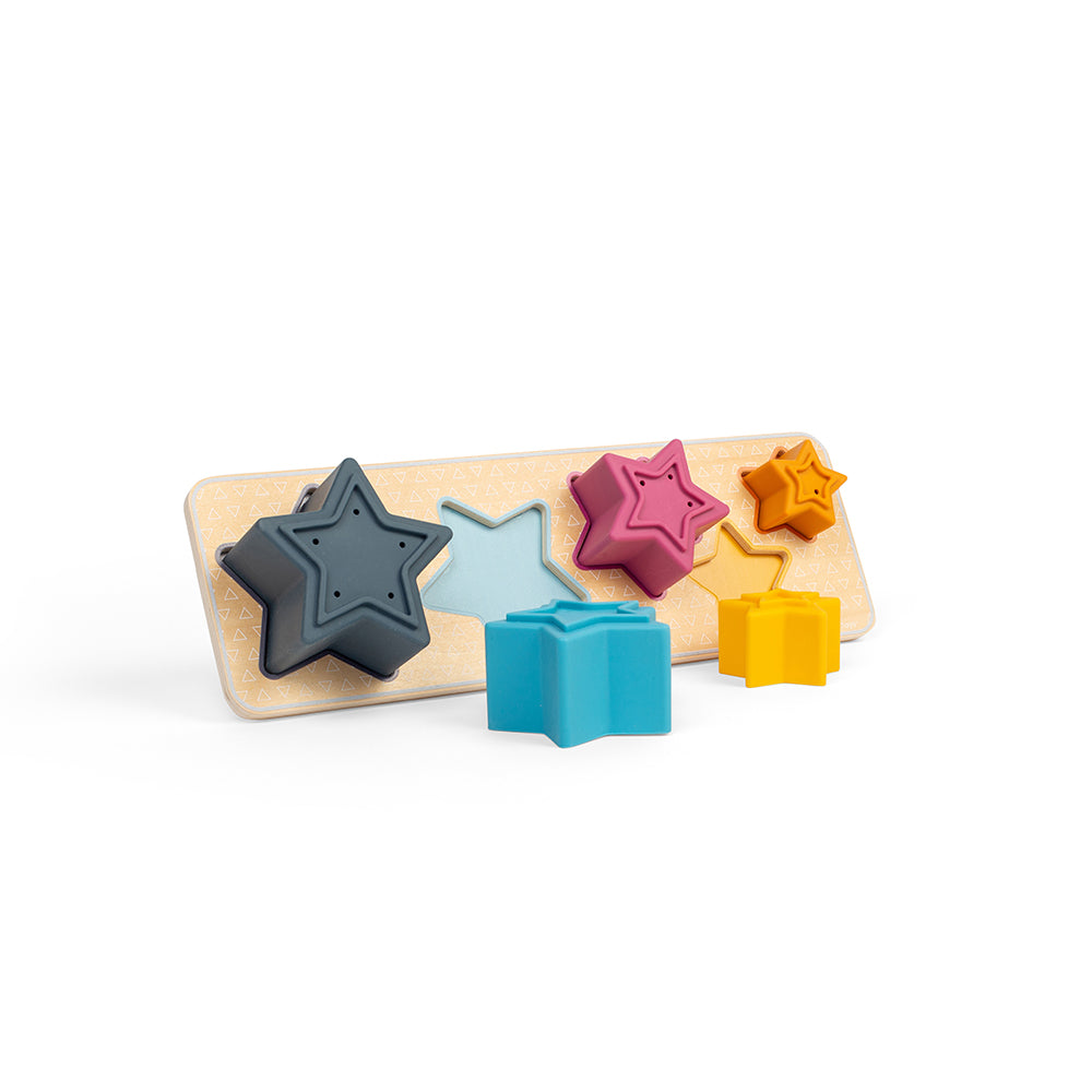 Bigjigs Wooden Shooting Star Shape Sorter