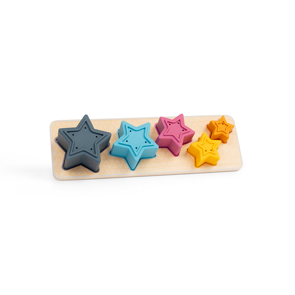 Bigjigs Wooden Shooting Star Shape Sorter
