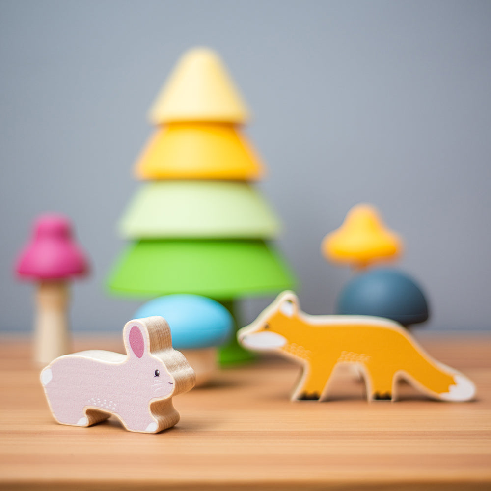 Bigjigs Wooden Forest Friends Playset