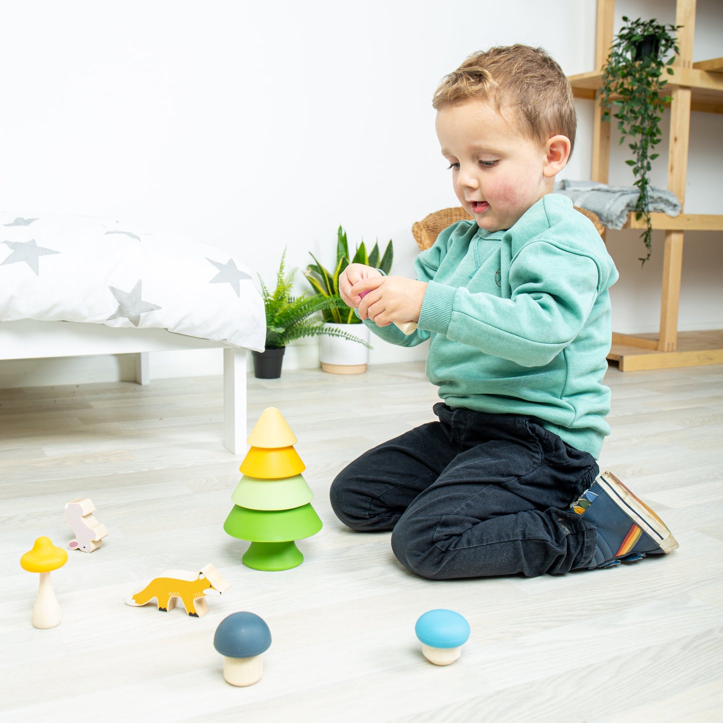 Bigjigs Wooden Forest Friends Playset