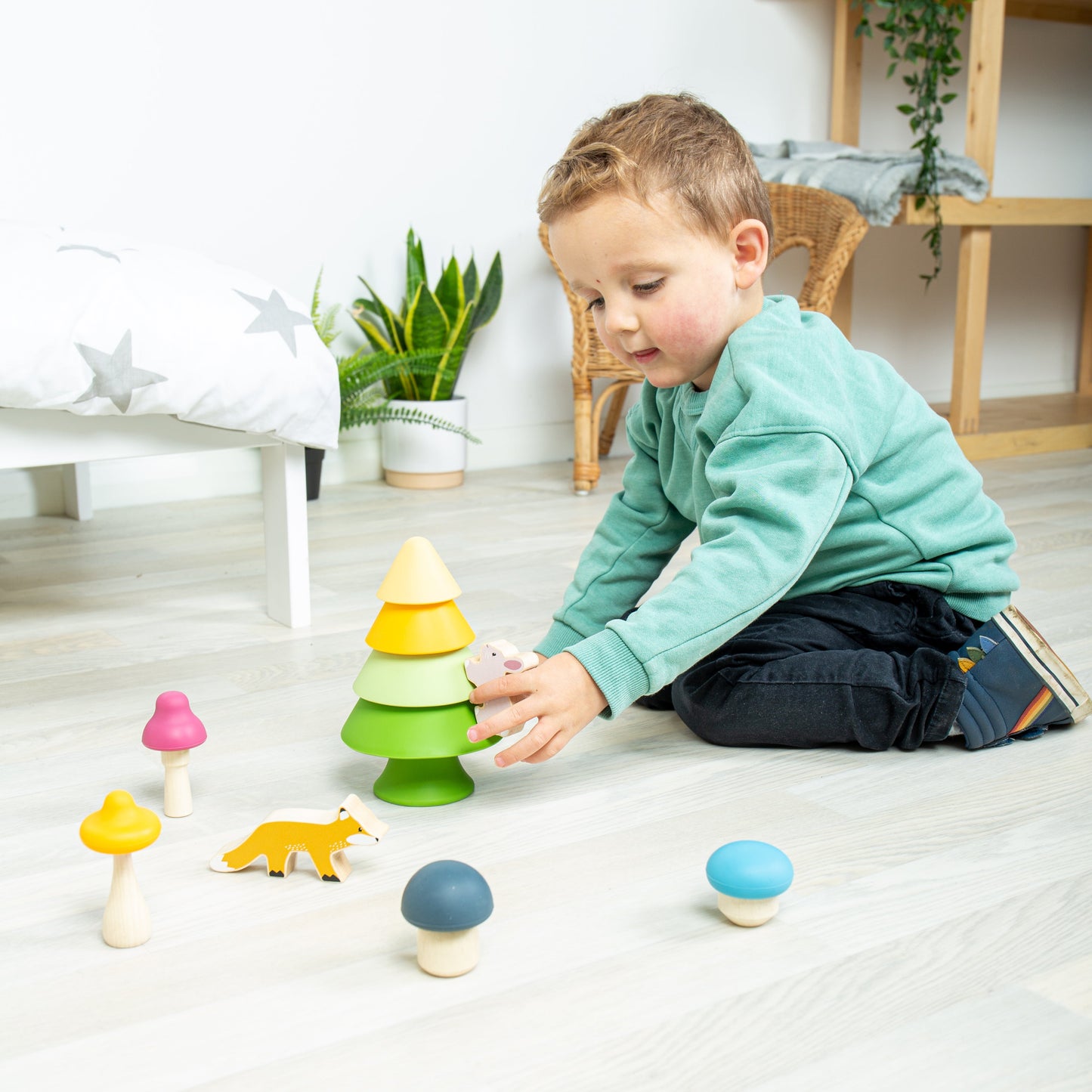 Bigjigs Wooden Forest Friends Playset