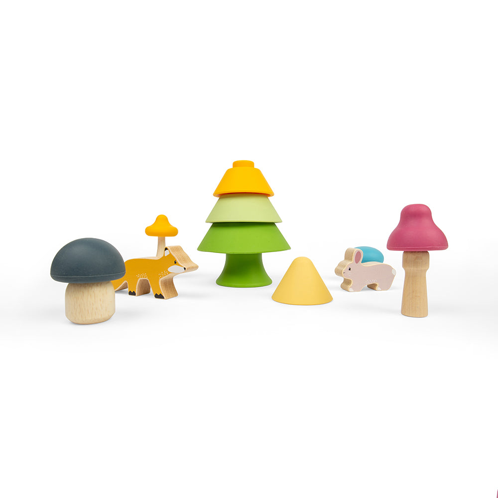 Bigjigs Wooden Forest Friends Playset