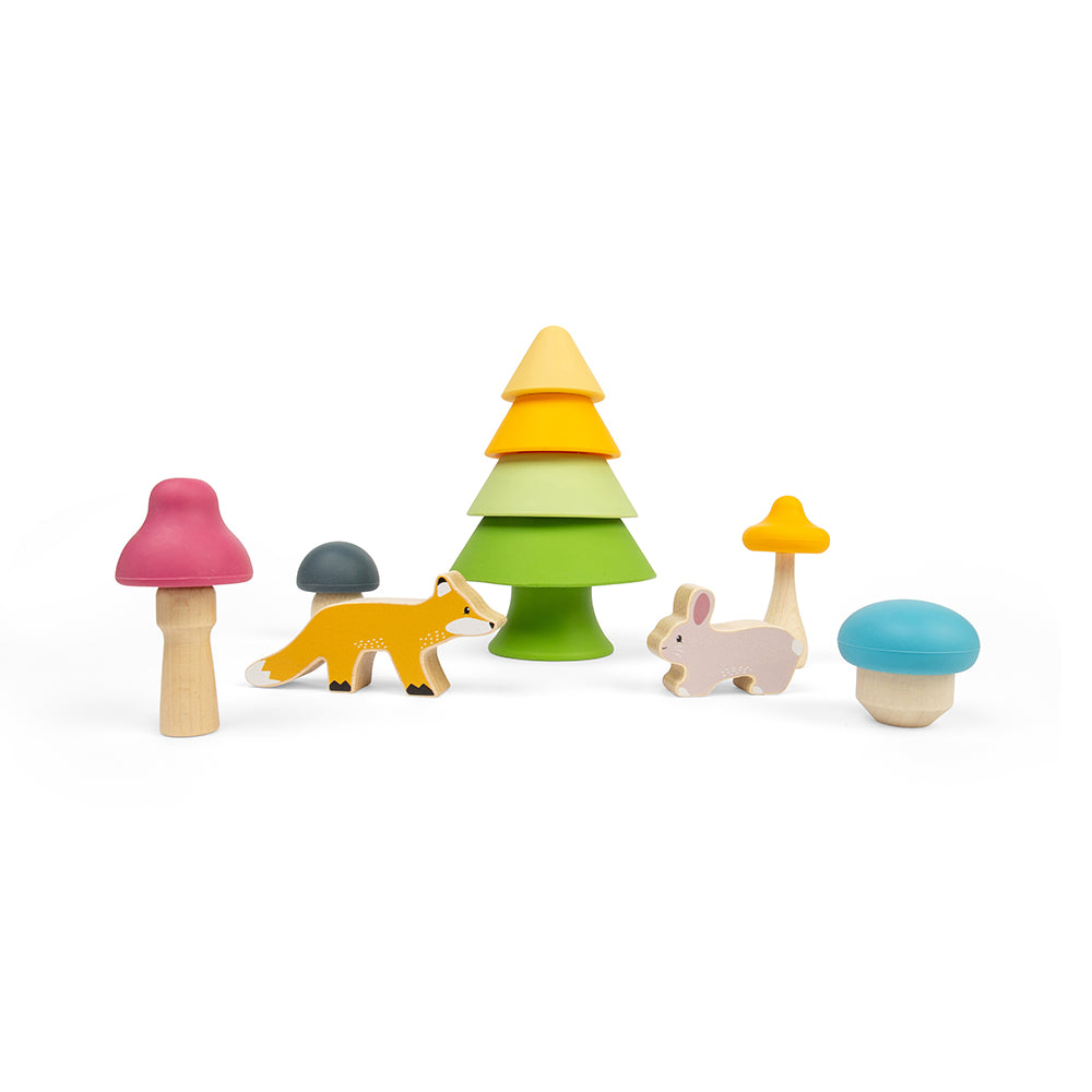 Bigjigs Wooden Forest Friends Playset