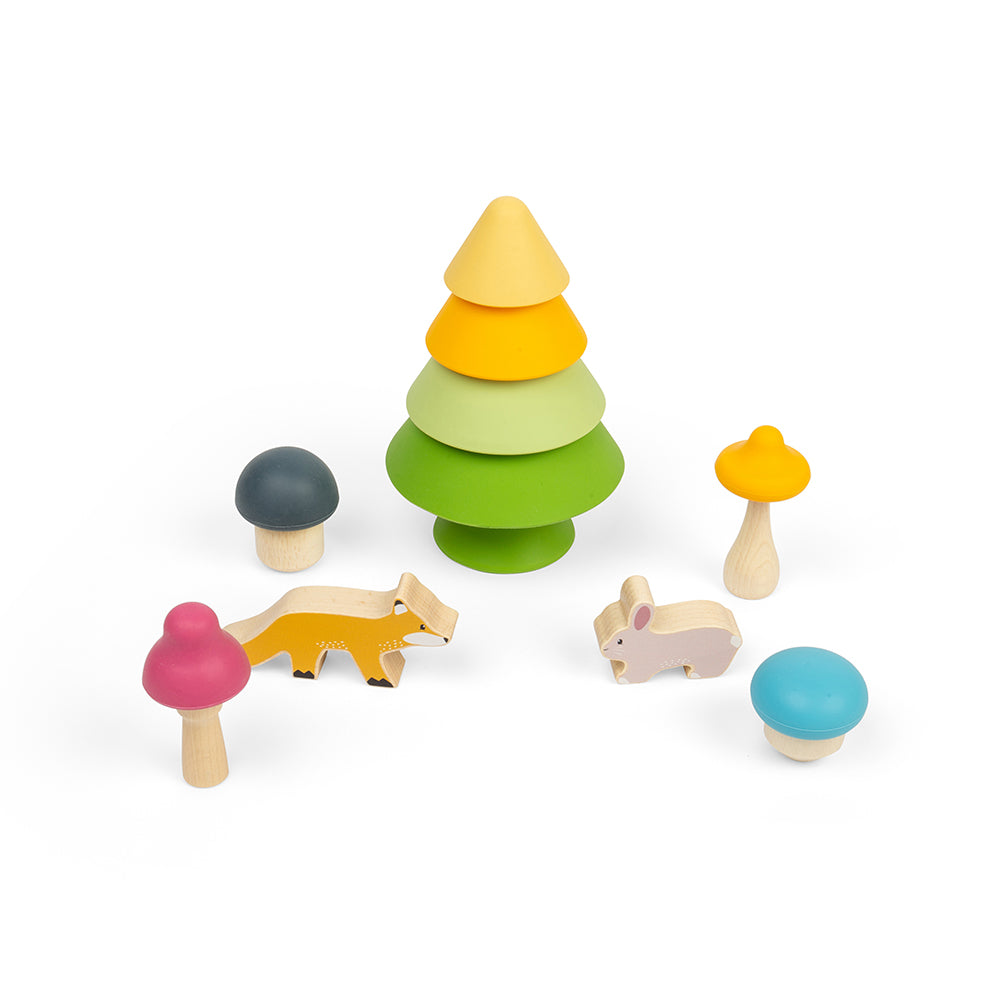 Bigjigs Wooden Forest Friends Playset