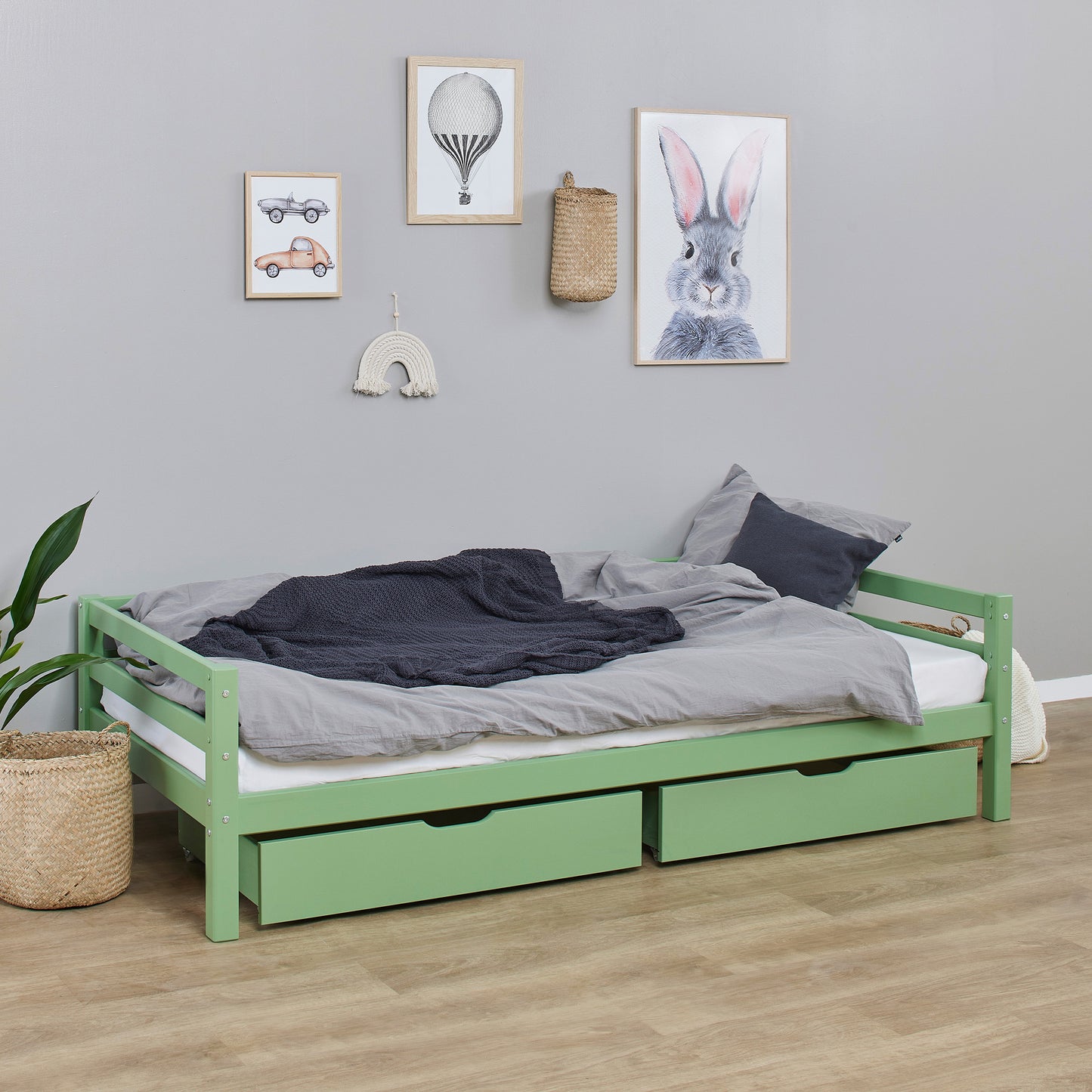 Hoppekids Eco Dream Junior Bed - 90 x 200 cm (5 Colours Available)