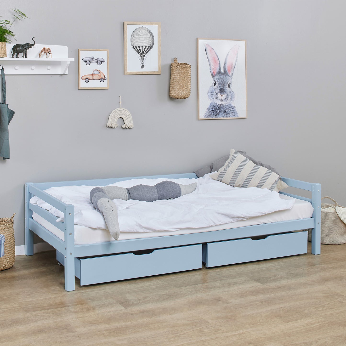 Hoppekids Eco Dream Junior Bed - 90 x 200 cm (5 Colours Available)
