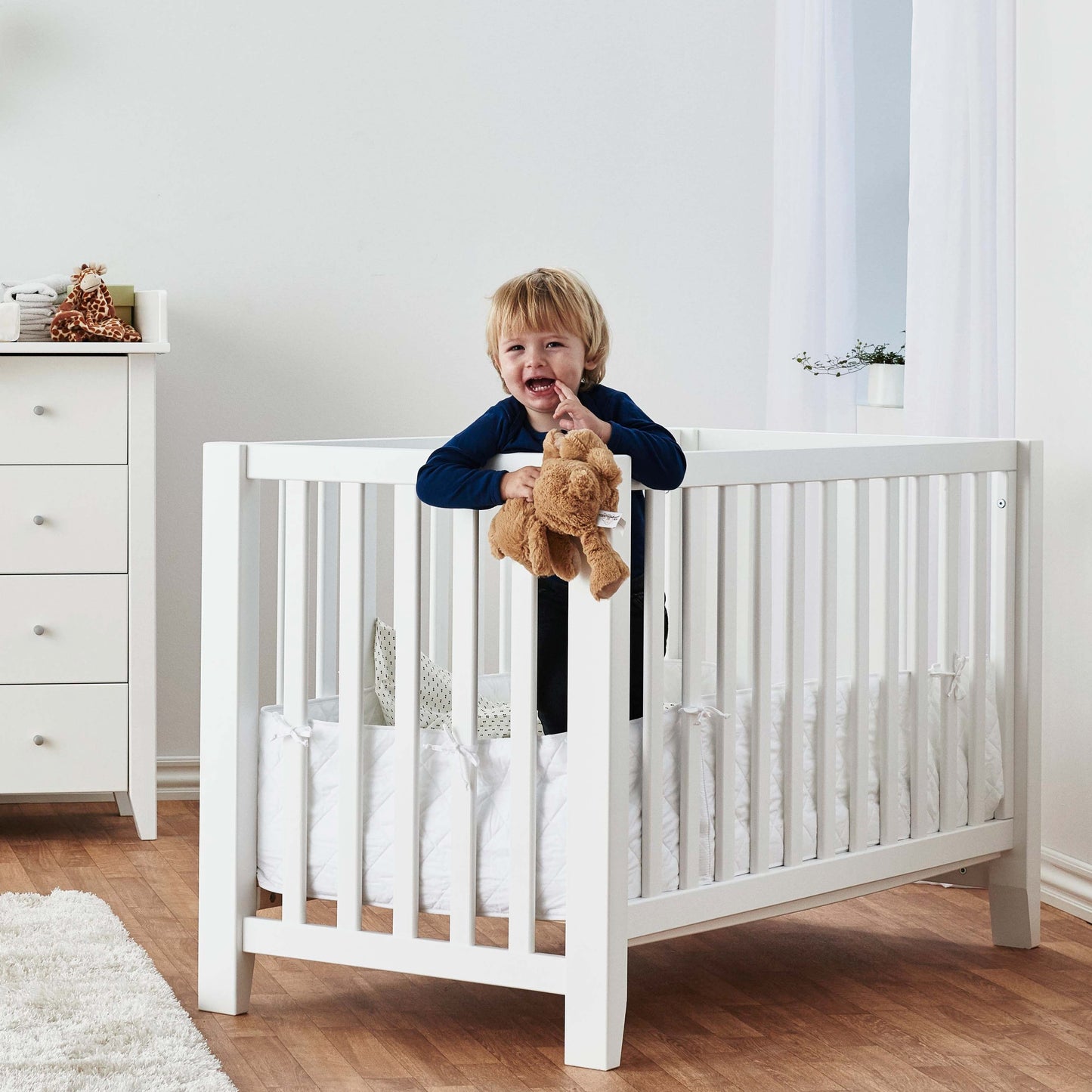 Hoppekids 'Anton' Baby Crib 60 x 120 - White