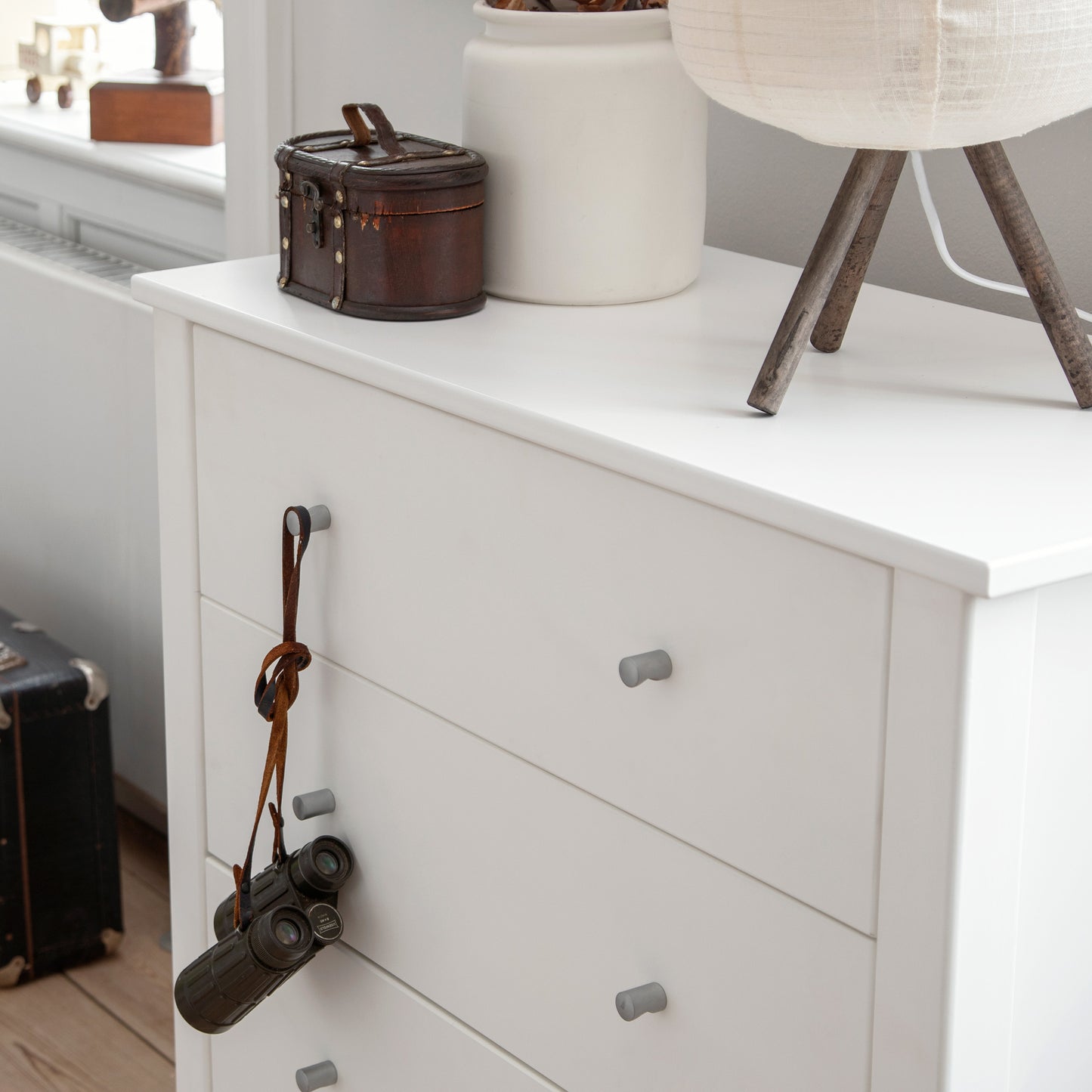 Hoppekids 'Christian' 4 Drawer Dresser/Changing Table - White