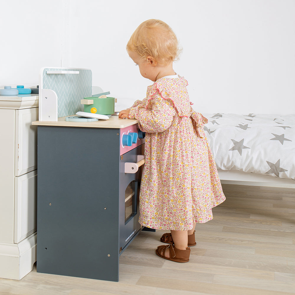 Bigjigs Wooden Simply Scandi Play Kitchen