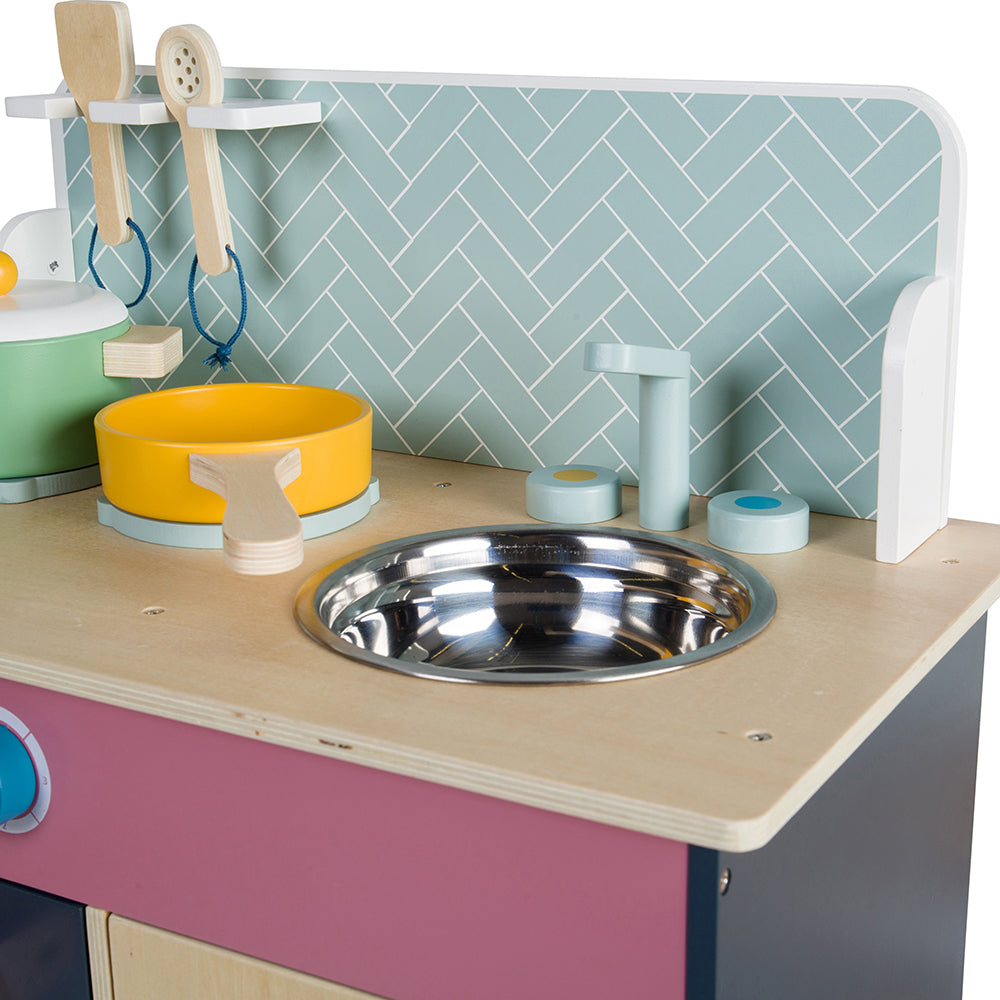 Bigjigs Wooden Simply Scandi Play Kitchen