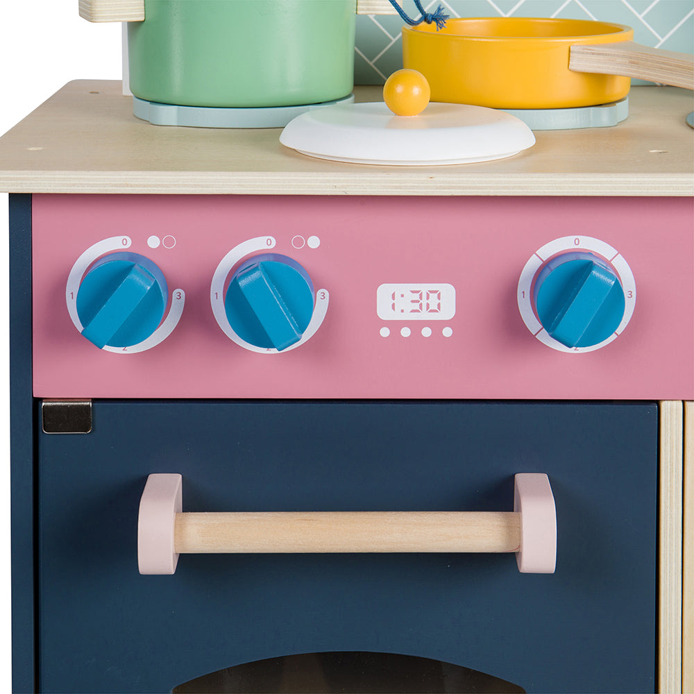Bigjigs Wooden Simply Scandi Play Kitchen