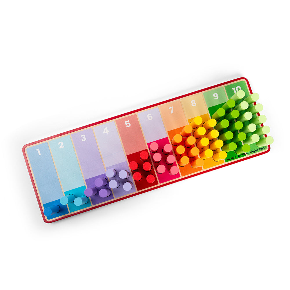 Bigjigs Wooden Rainbow Counting Sticks