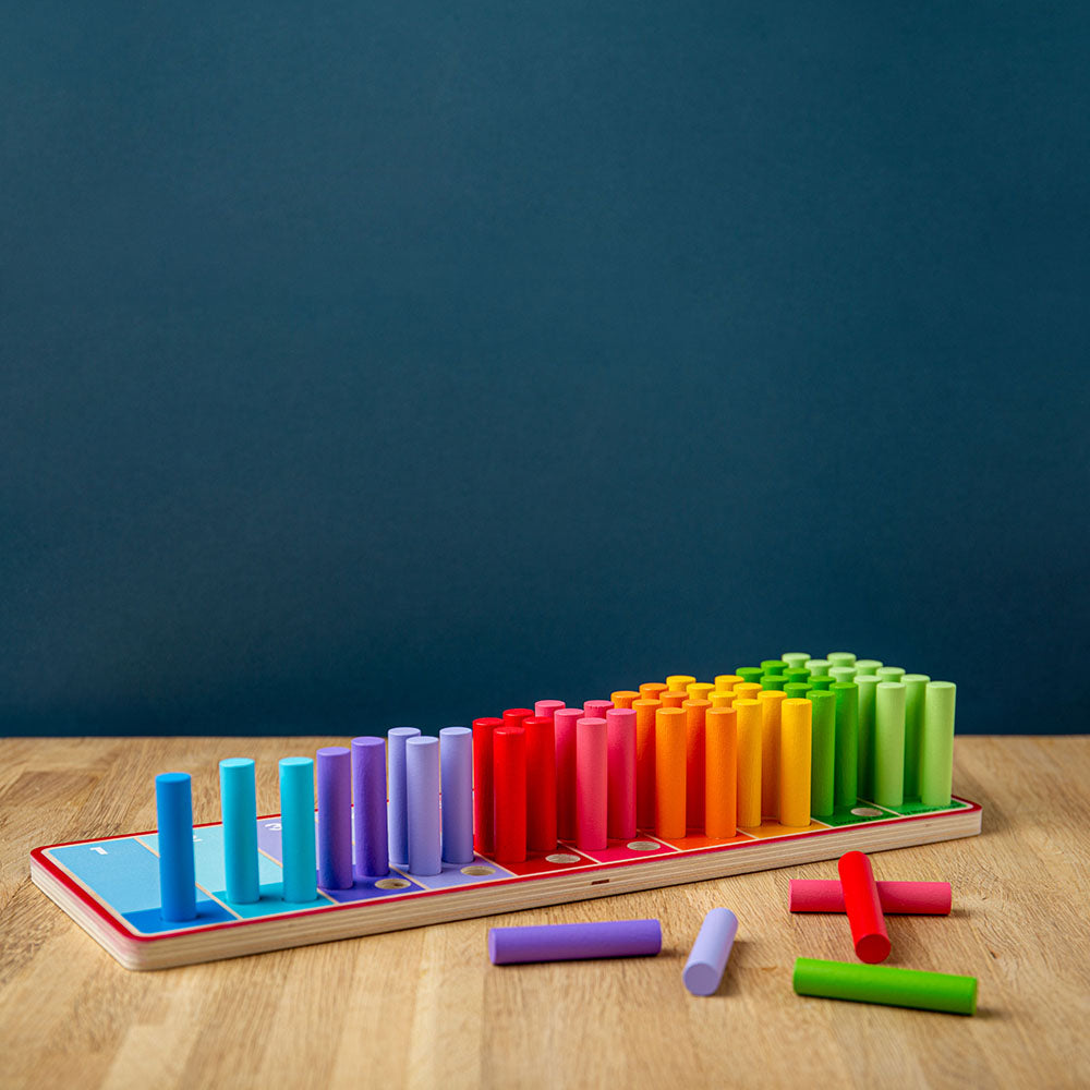 Bigjigs Wooden Rainbow Counting Sticks