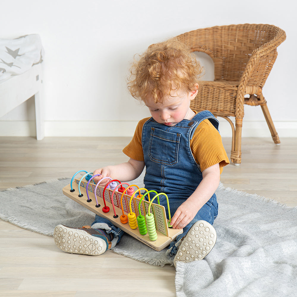 Bigjigs Wooden Rainbow Counting Abacus
