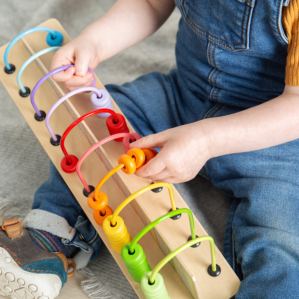 Bigjigs Wooden Rainbow Counting Abacus