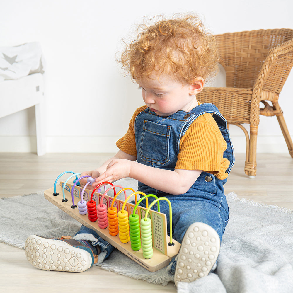 Bigjigs Wooden Rainbow Counting Abacus