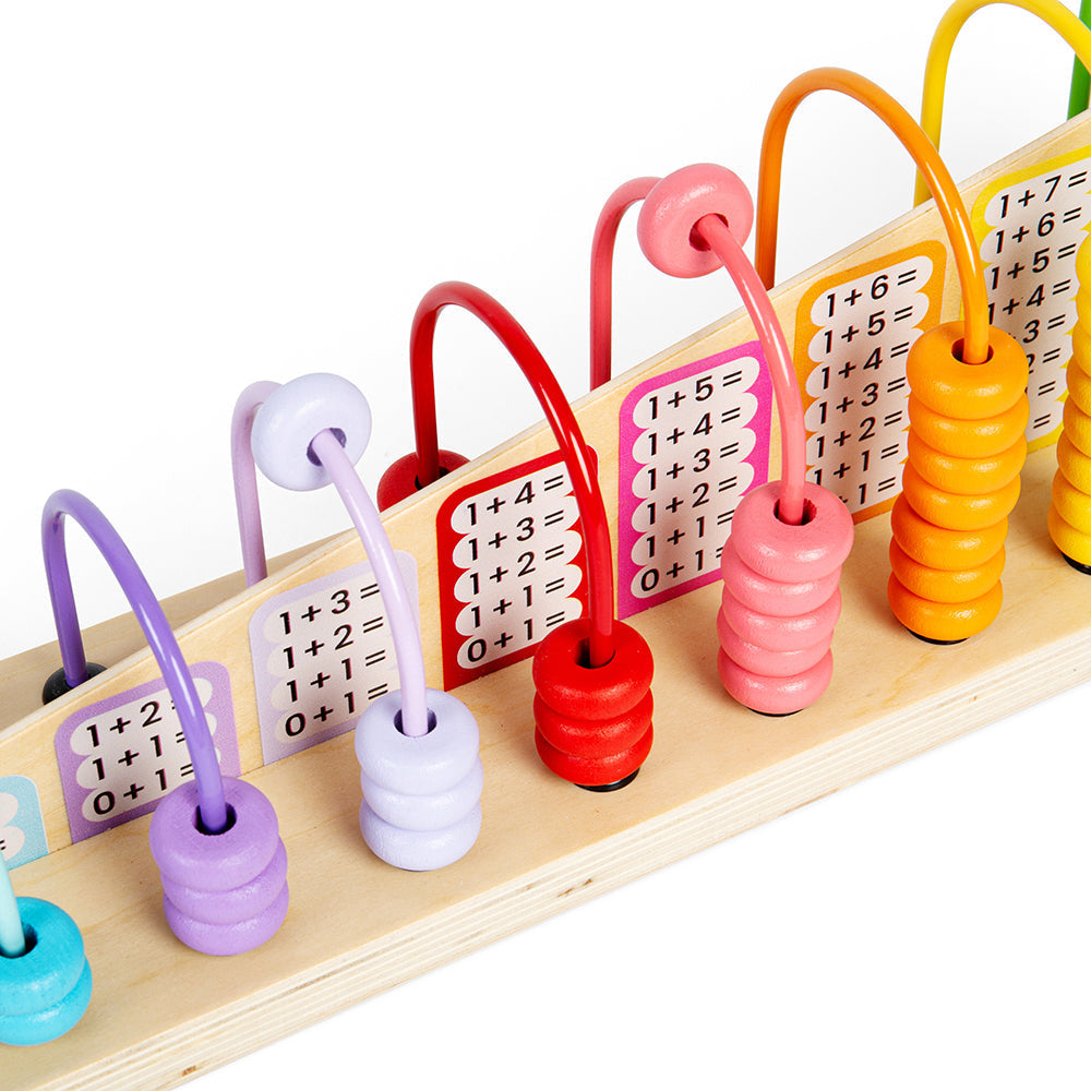 Bigjigs Wooden Rainbow Counting Abacus