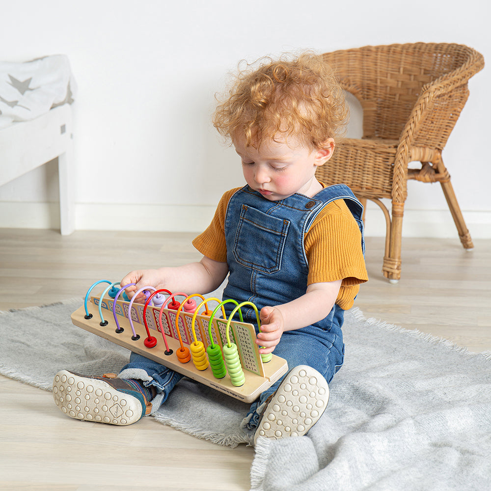 Bigjigs Wooden Rainbow Counting Abacus