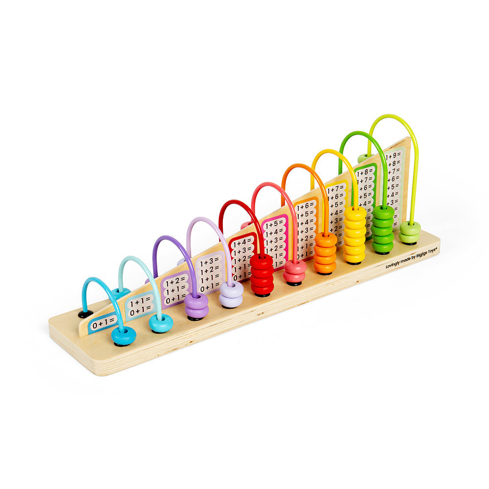 Bigjigs Wooden Rainbow Counting Abacus