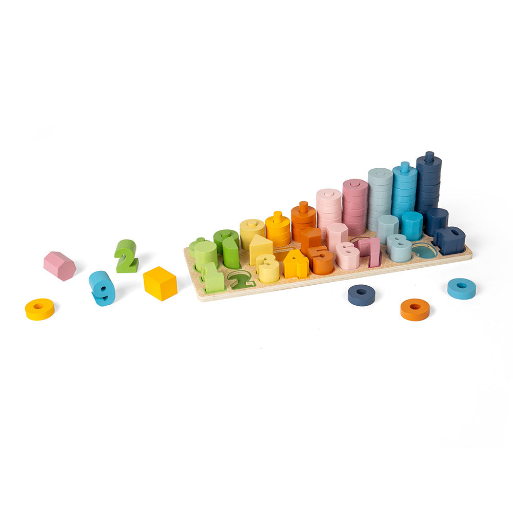 Bigjigs Wooden 1-10 Counting Board