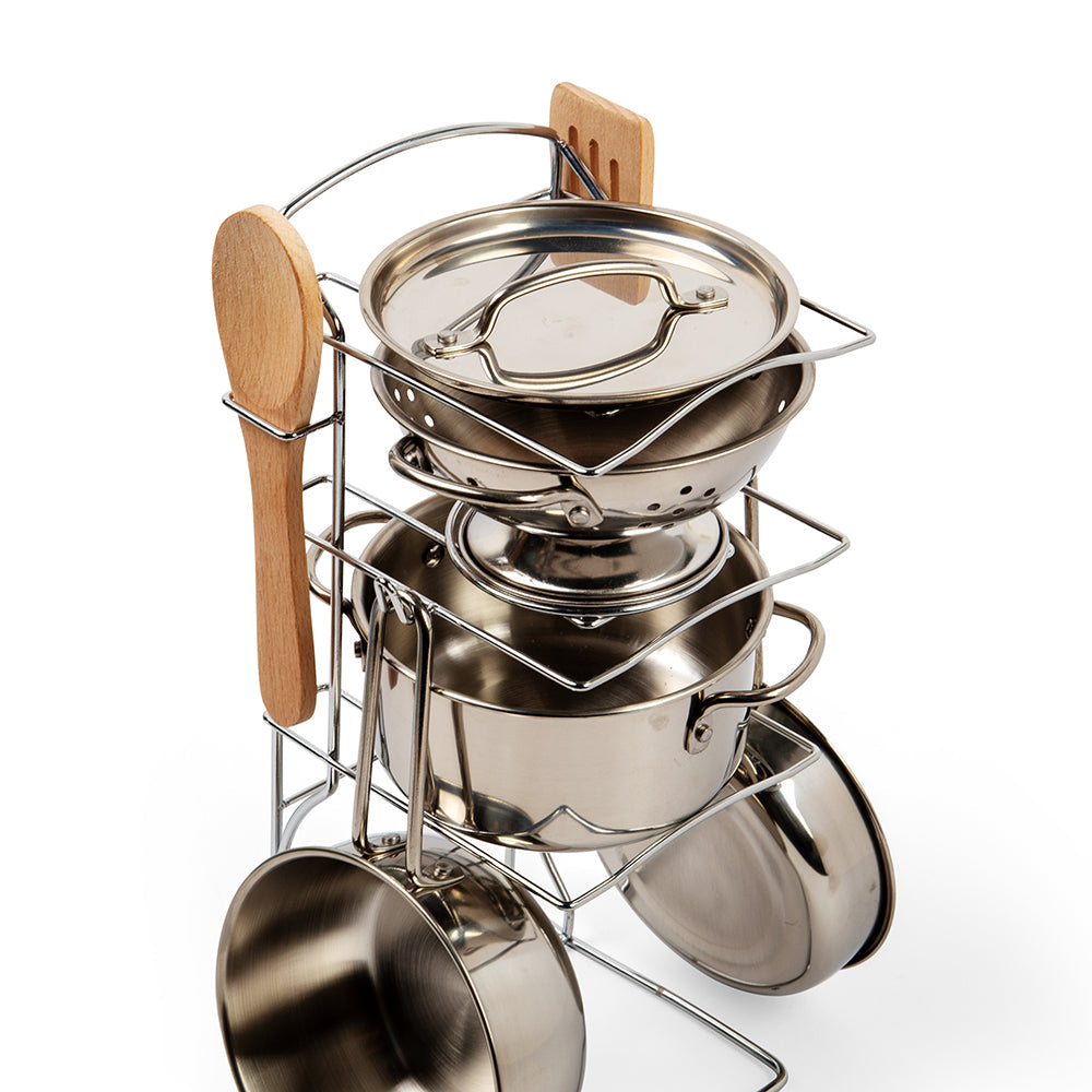 Bigjigs Toy Cooking Pot Rack