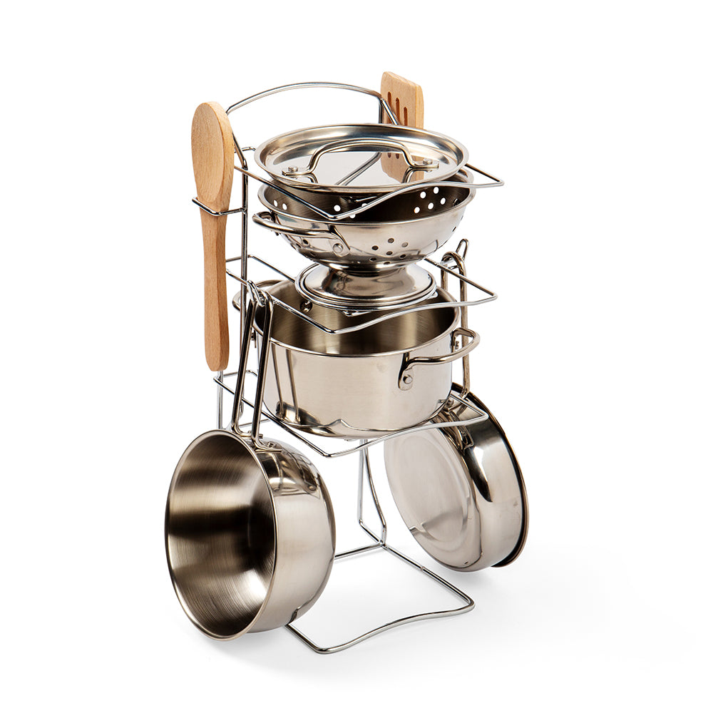 Bigjigs Toy Cooking Pot Rack