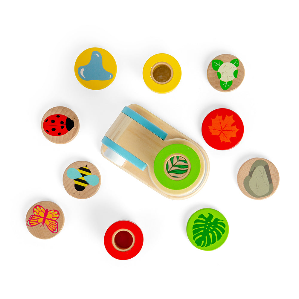 Bigjigs Wooden Toy Microscope