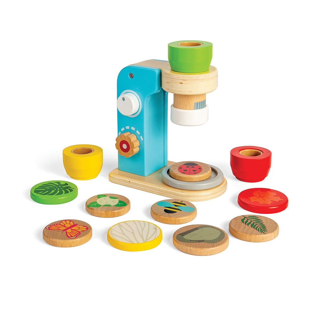 Bigjigs Wooden Toy Microscope