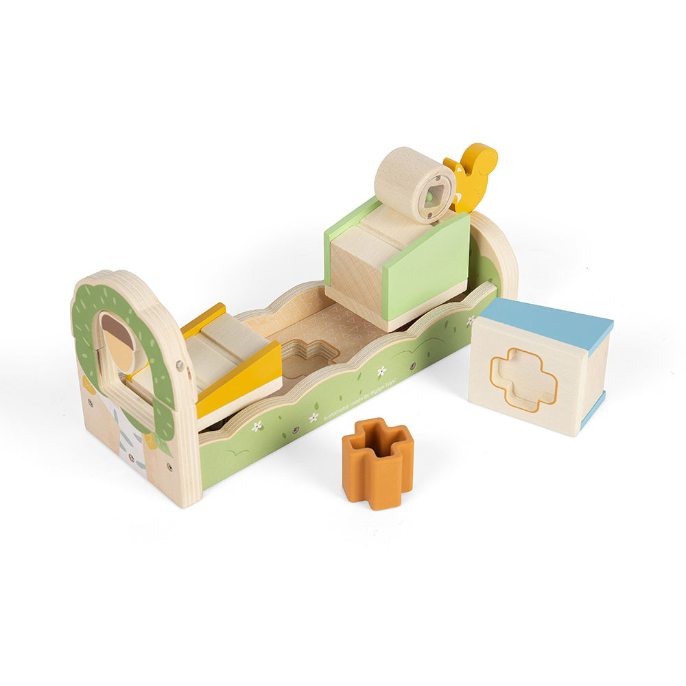 Bigjigs Wooden Squirrel Ramp Sorter
