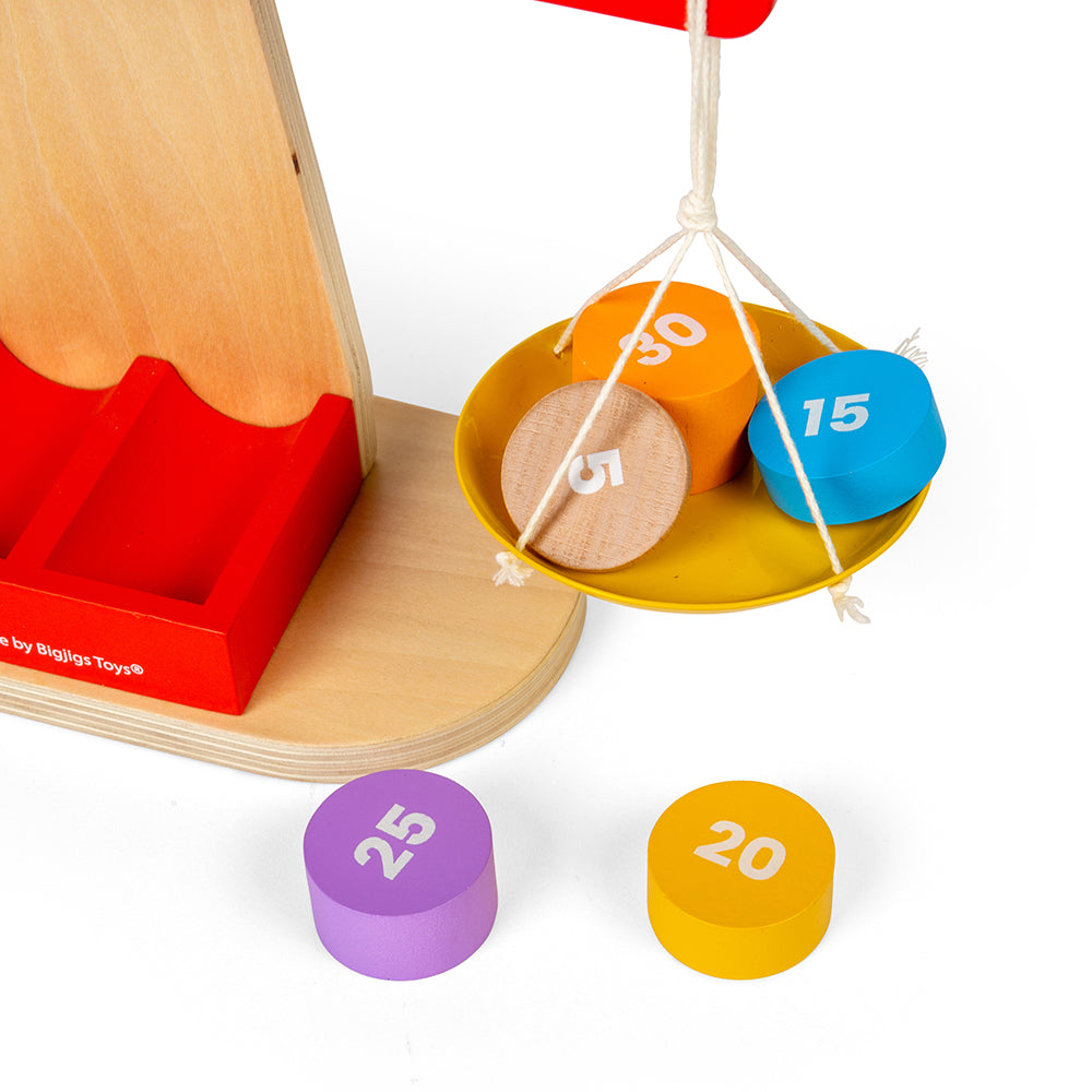 Bigjigs Wooden Toy Balancing Scales