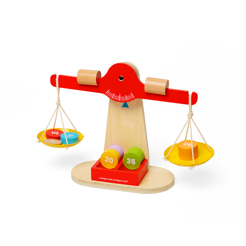 Bigjigs Wooden Toy Balancing Scales
