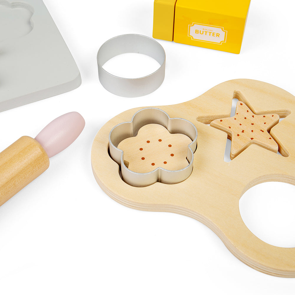 Bigjigs Wooden Baking Cookies Playset
