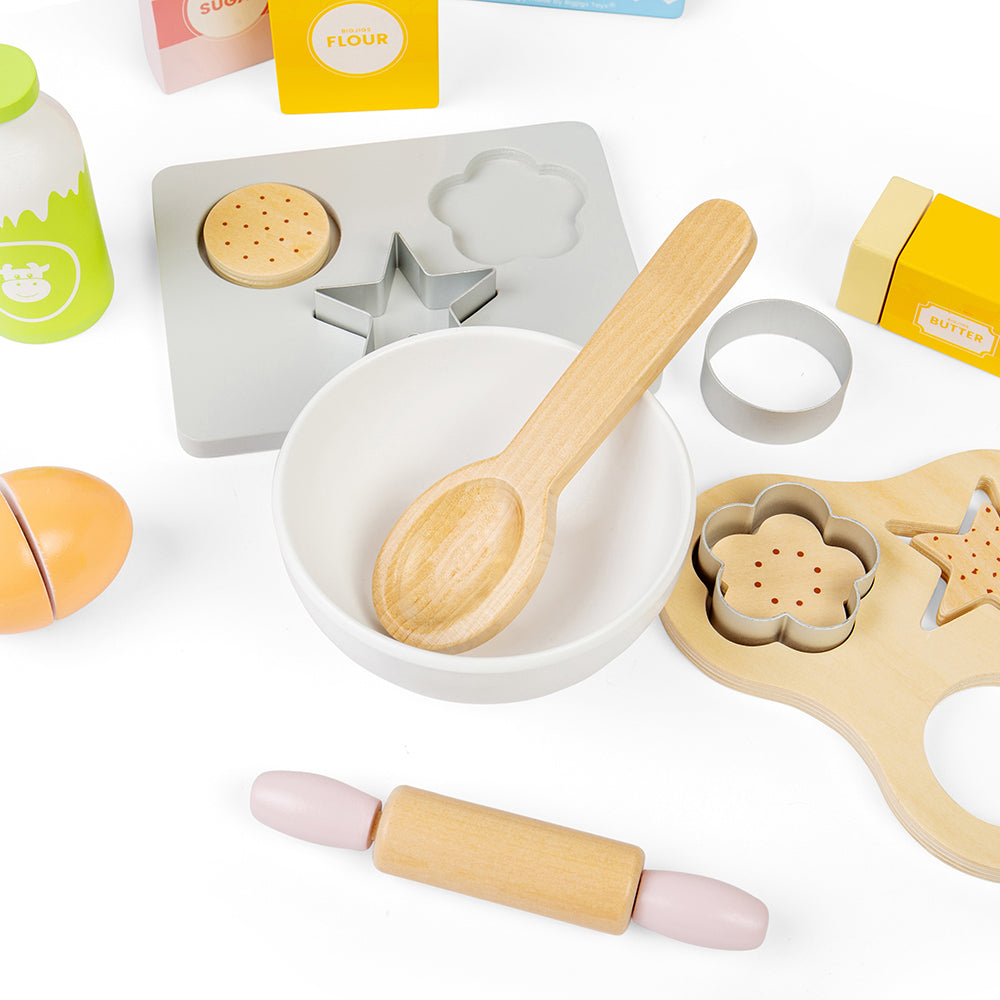 Bigjigs Wooden Baking Cookies Playset