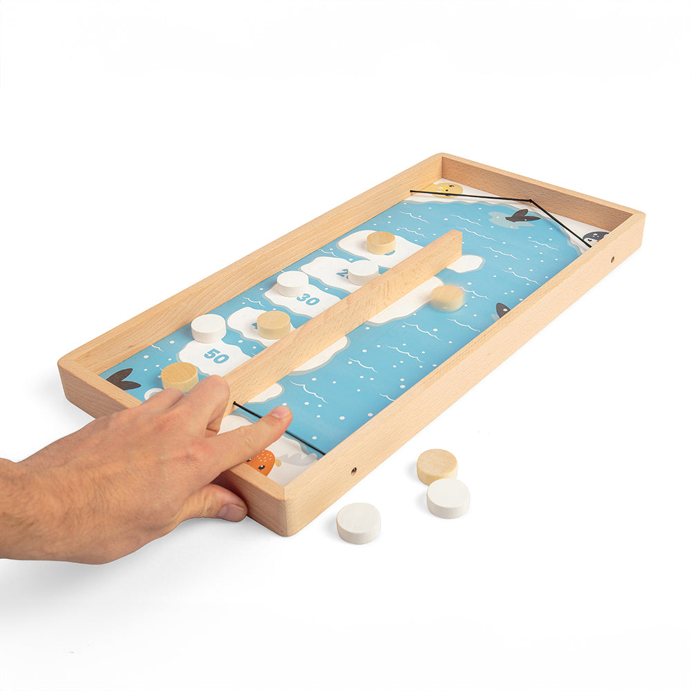 Bigjigs Wooden Ice Puck Game