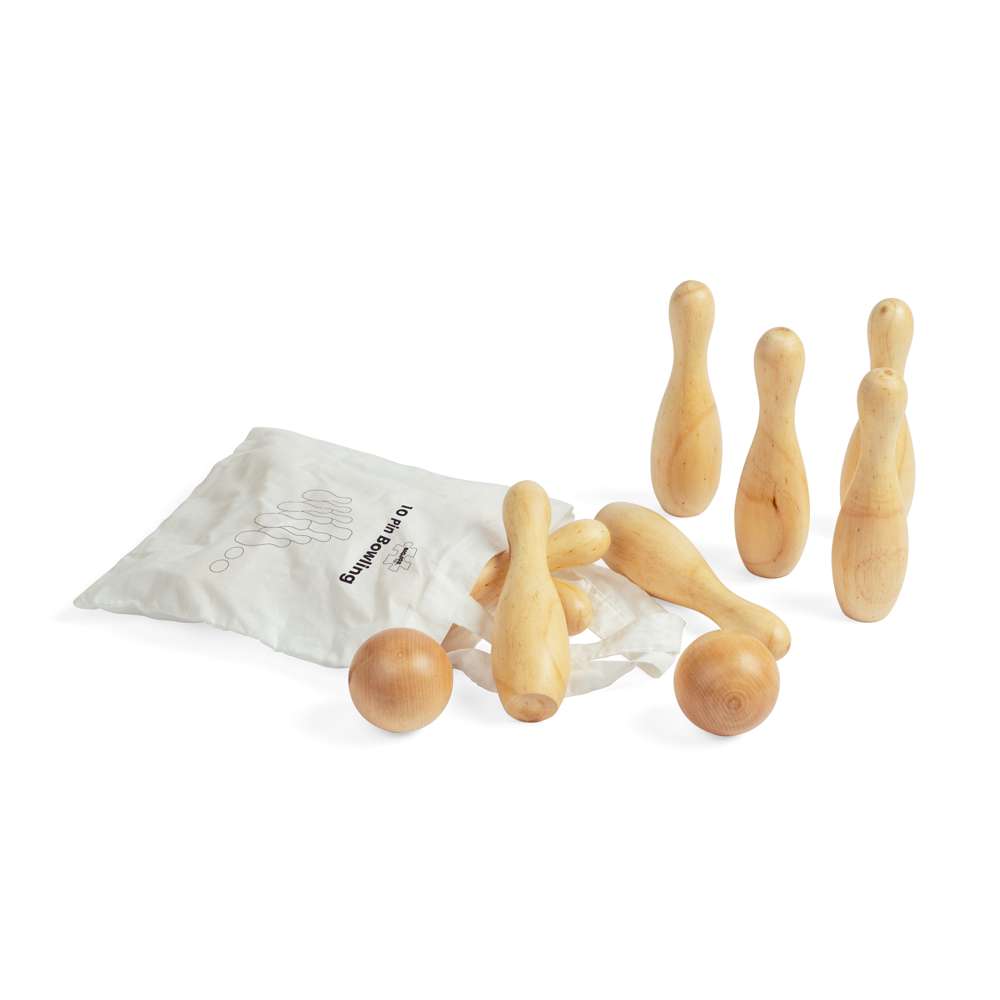 Bigjigs Wooden 10 Pin Bowling Set
