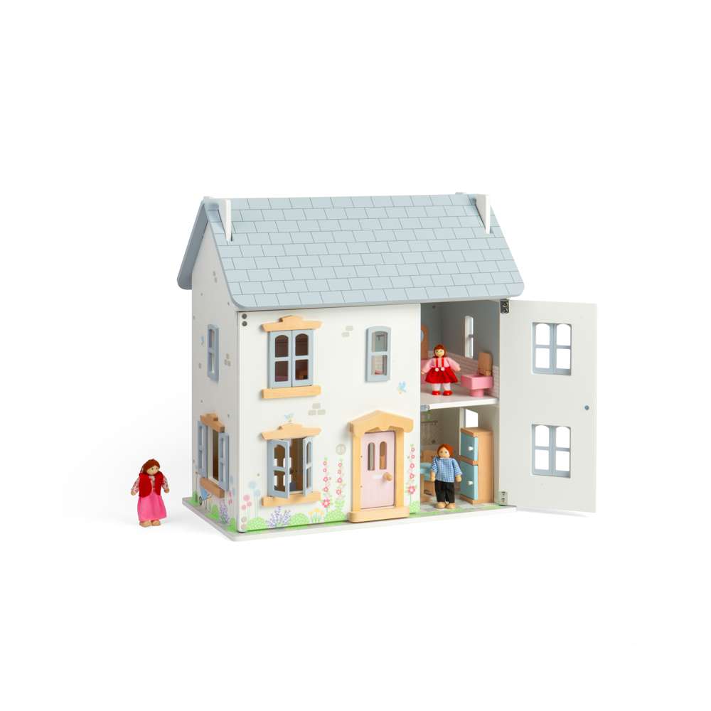 Bigjigs Wooden Summer Cottage Doll's House